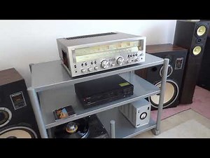 DEMO SANSUI G-8000 JAPANESE VINTAGE HI-FI STEREO MONSTER RECEIVER PURE POWER DC, IN 2013
