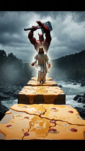 Faith Wins When Fear Attacks | Symbolic Jesus-Inspired Short #jesusshorts #christianmotivation