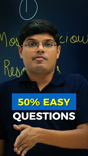 8.8K views · 1K reactions | 50% Easy Questions Aate Hai JEE MAINS Exam Me 勞 . . #easy #questions #trending #important #chapters #jee #2026 #physics #saranshsir #reels #viral | Saransh Gupta | Facebook