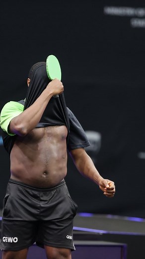 📍Big 3-2 win for Aruna Quadri 🇳🇬 against the most active defender, Filus Ruwen 🇩🇪 at the first round of #wttsingaporesmash2023. • Thanks to @ittfafrica the swift edits 😂 #pingpongafrica #ittfafrica #arunaquadri #nigeria | Pingpong africa