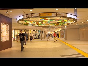 【4K】A walk inside Tokyo Station, one of the biggest stations in Japan