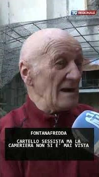 CARTELLO SESSISTA MA LA CAMERIERA NON SI E' MAI VISTA | 14/01/2026