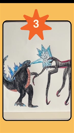 Top 5 best Godzilla drawings age 6! #artland #cartoonforkids #godzilladrawing #howtodraw