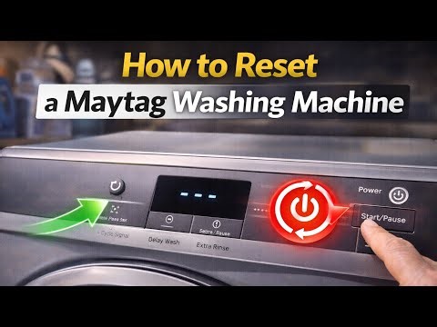 How to Reset a Maytag Washing Machine (Clear Error Codes)