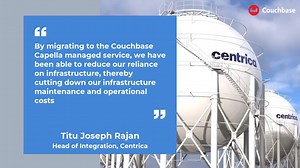 This week we announced that Centrica has selected #Couchbase Capella to provide customer and job history information to its circa 7,000 field engineers, allowing them to quickly and effectively serve more than 10 million customers in the U.K. and Ireland!  https://bit.ly/3PpY7LM | Couchbase | Facebook