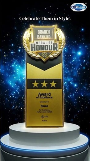 Custom Achievers Awards | Employee Recognition | Hi Plus Creations | Corporate Top Performer