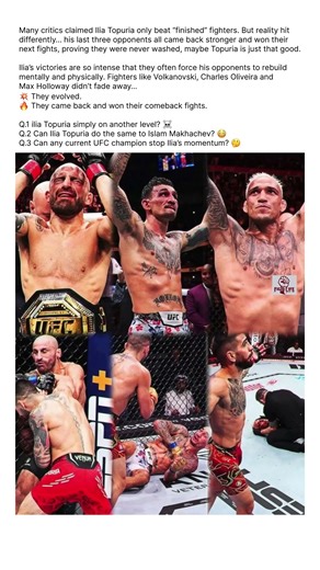 They Said Topuria Ends Careers… 😮‍💨