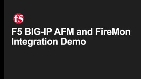 F5 BIG-IP AFM and FireMon Integration