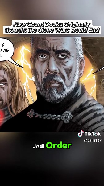 How Count Dooku Originally thought the Clone Wars would End