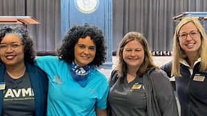 On this week's episode of #MyVetLife, guests Latonia Craig, Ed.D. Chief Diversity, Equity & Inclusion Officer at the AVMA, Brigette Dean-Hines, DVM, Kentucky State VMA President, Rebecca Stinson, DVM, AVMA Trust Student Services Manager, and Jennifer Quammen, DVM, AVMA Vice President share their experiences from their outreach trip to Central High Magnet Career Academy in Louisville, KY. Central High has a large pre-veterinary sciences program, and we find out how our guests connected with the n