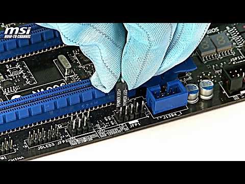 How to Connect Front Panel Connectors to the Motherboard