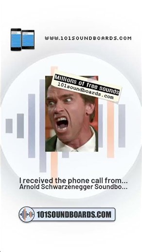 I received the phone call from you. - Arnold Schwarzenegger