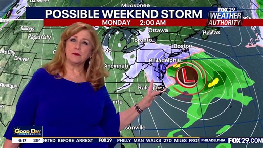Philadelphia snow forecast: Latest on possible weekend nor'easter