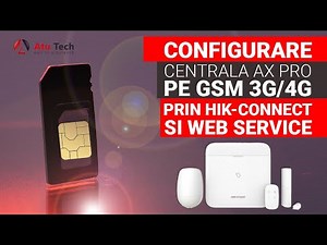Hikvision AX PRO GSM 3G/4G ALARM configuration via Hik-Connect mobile application or browser