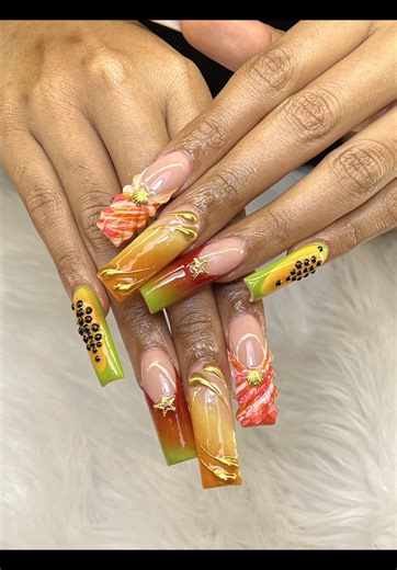Creative Fruit Nail Art Tutorial for Nail Techs