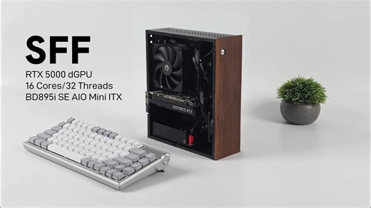 【中配】这款“一体式”Mini-ITX 主板对于打造高性能小型主机来说简直太棒了！