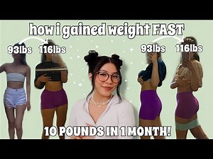 HOW TO GAIN WEIGHT FAST *NO APETAMIN* // skinny girls, high metabolism // (calories, diet, exercise)