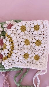 Daisy Square Bonnet Crochet Pattern - Etsy