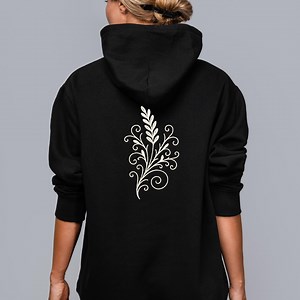 Elegant Floral Swirl | Embroidery Design | Modern Botanical Pattern for Clothing & Home Decor - Etsy Canada