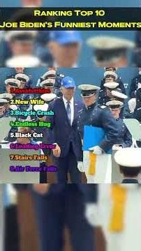 Ranking Top 10 Joe Biden's Funniest Moments #JoeBiden #FunnyPolitics #ViralClips #BidenMoments