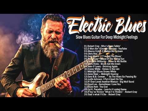Midnight Slow Blues - Slow Blues Guitar for Deep Midnight Feelings 🌙 Whiskey Blues The USA