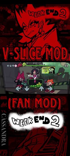 fnf v-slicemod VS Cassandra week end 2 #fnf#fnfandroidport#fnfmod #fnfandroid #fridaynightfunkinmods