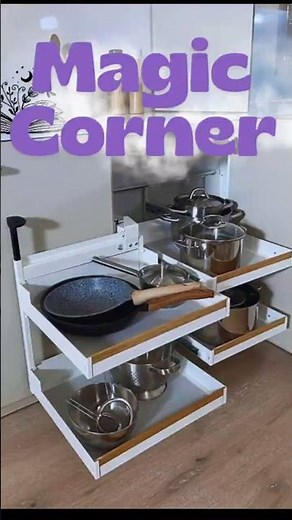 Cool Magic Corner Technology for Your Kitchen #shorts