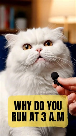 We Ask Cats Why do you run at 3 am
