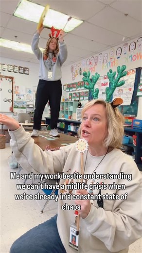 Mrs. P | 1st Grade Teacher 🍎 on Instagram: "At least the kids think we have it together 😅 #teachersofinstagram #teachers #teachersofig"