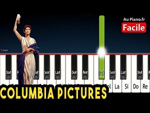 Columbia Pictures Intro Theme Piano Tutorial Facile