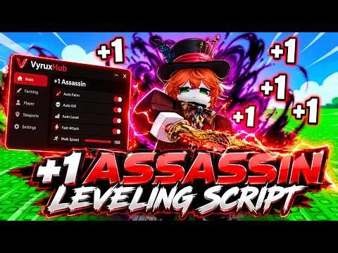 +1 Assassin Leveling Script – Auto Farm, Auto Click & Fast Level Up (NO KEY)