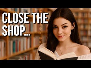 Playful Librarian Teases You to Sleep (Flirty) (Teasing) (ASMR F4M)