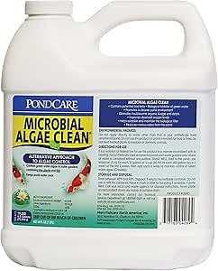 API PONDCARE MICROBIAL ALGAE CLEAN Green Water Biological Inhibitor (269D) 64-Ounce