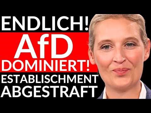 🚨SENSATION! AfD STÄRKSTE KRAFT! - Altparteien zittern: AfD 13% vor CDU!
