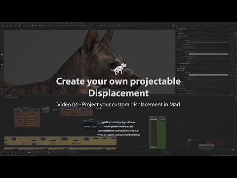 Custom Texturing XYZ displacement - Project your map in Mari