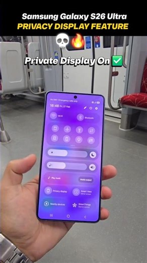 World's First Privacy Display | Galaxy S26 Ultra