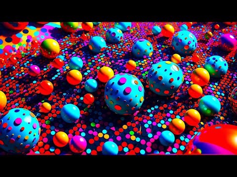 Planet Spheres - Copyright Free Background Video, Liquid Paint Abstract 4K UHD Ultra HD Screensaver