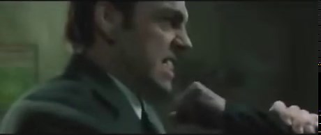 throat chop | If only he discombobulated Agent Smith