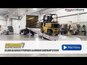 25,000 lb Capacity Portable Aluminum Yard Ramp System