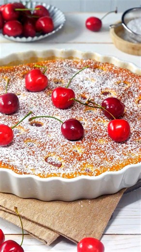 Cherry Clafoutis 🍒✨