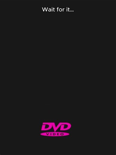 DVD hitting corner #shorts #capcut #dvd