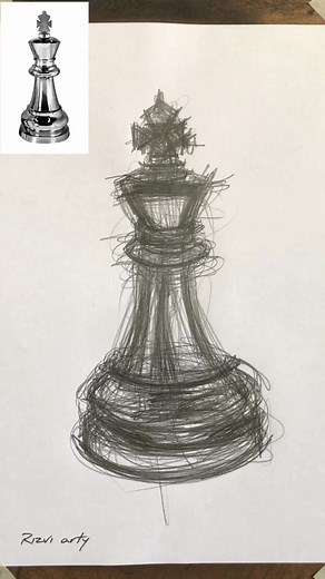 King✨#follow #like #tiktok #king #artist #pencil #art #line