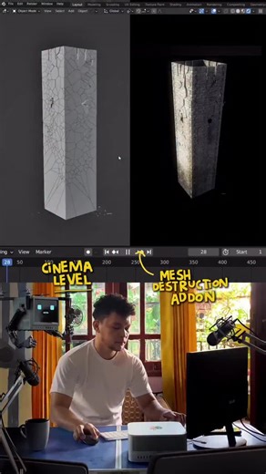Destruction Meshes for Realistic Simulations