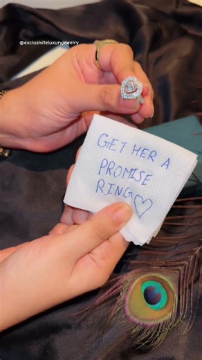 Get her promis ring because she deserves diamond #diamondring #engagementring