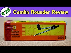 Camlin Exam Compass Review | Camlin Kokuyo Geometry Rounder | Self centering mechanism compass