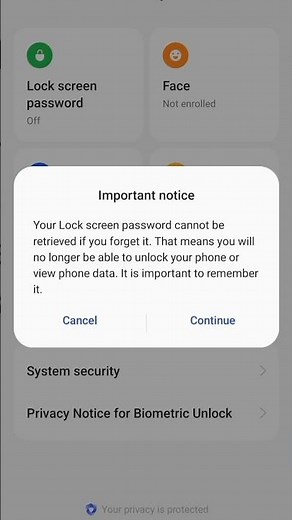 How to set lock screen password 🔑