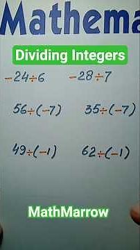 How to divide integers @MathMarrow