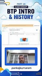25. Enabling ABAP ON BTP Service | CLOUD CONCEPT AND BTP | PANKAJKUMARAM