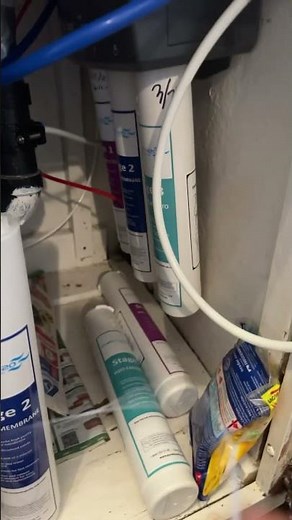 Pure blue h20 reverse osmosis under the sink system problem with vibration noise and flow