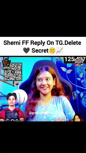 Sherni FF Reply On TG Delete🖤 Secret🤫📈#freefire #delete #sherniff #fozyajay #tgesports #totalgaming